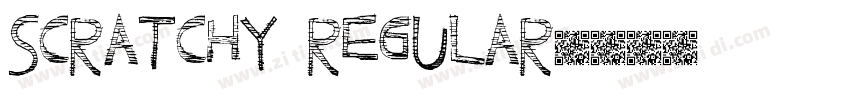 Scratchy Regular字体转换